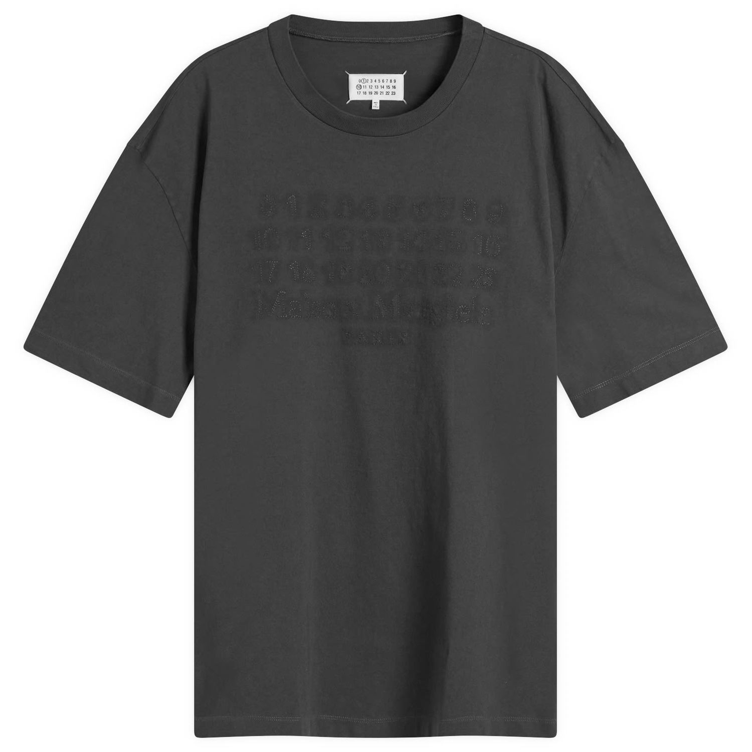 Tričko Maison Margiela Maison Margiela Numbers Jersey T-Shirt, Size Large Čierna | S50GC0705-S24567-969, 0