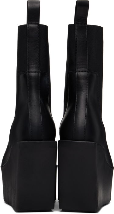 Oblečenie Rick Owens Rick Owens Hollywood Sliver Platform Beatle Boots Čierna | RP01E7851 LOO, 1