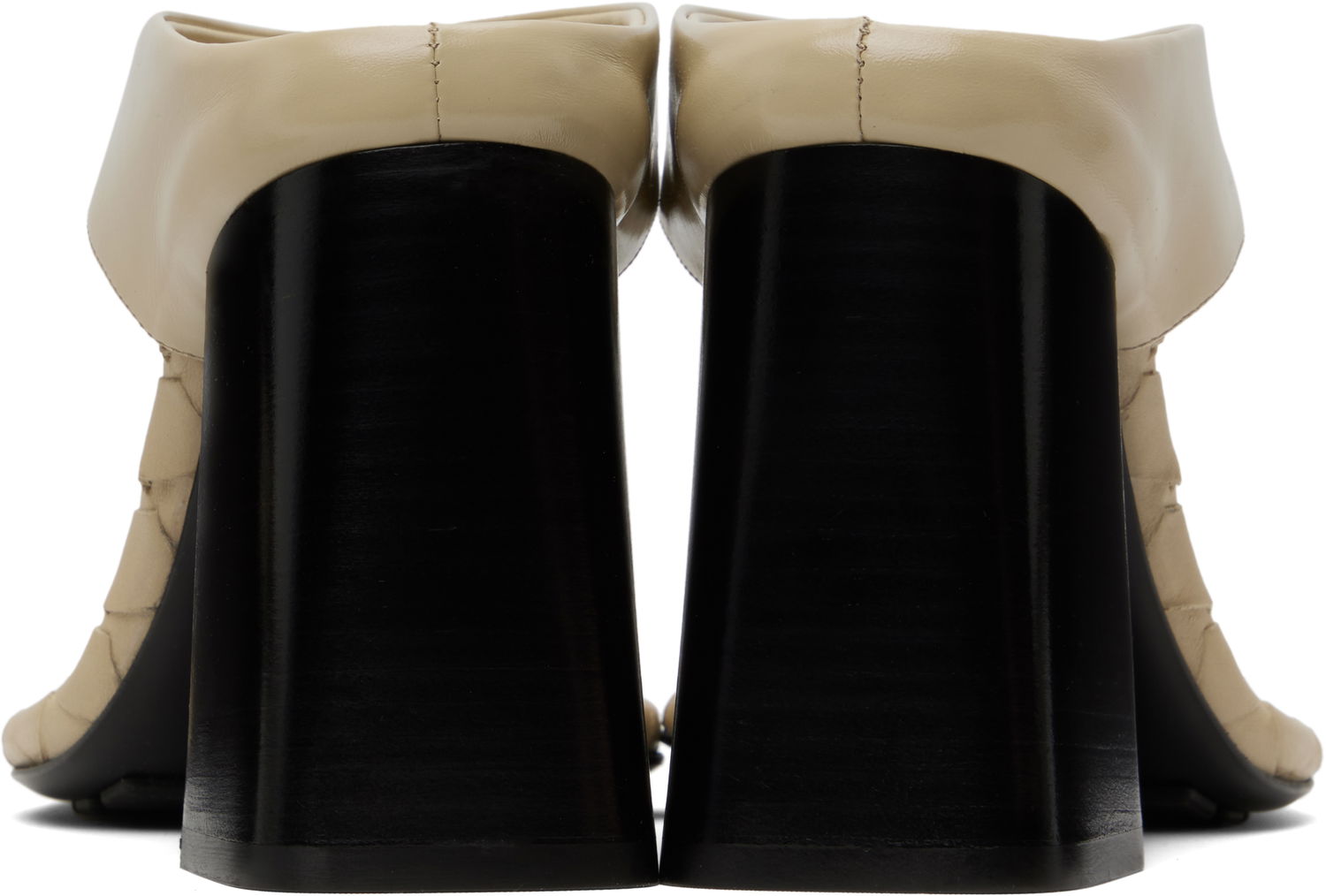 Starostlivosť o obuv Bottega Veneta Bottega Veneta Marella Thong Heeled Sandals Béžová | 817500 V3H90, 1