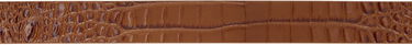 Opasok Anine Bing Anine Bing Mila Crocodile Leather Belt Hnedá | A-12-10973-BWN1, 1