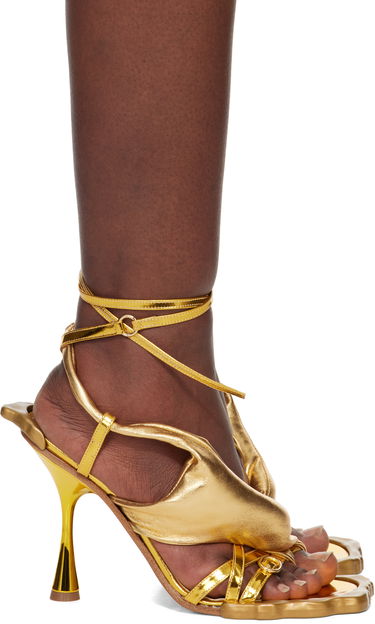 Starostlivosť o obuv Ottolinger Ottolinger Flower Heeled Sandals Žltá | 13190013101, 0