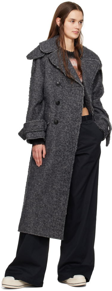 Nohavice R13 R13 Trench Trousers Čierna | R13WR245-R319B, 3