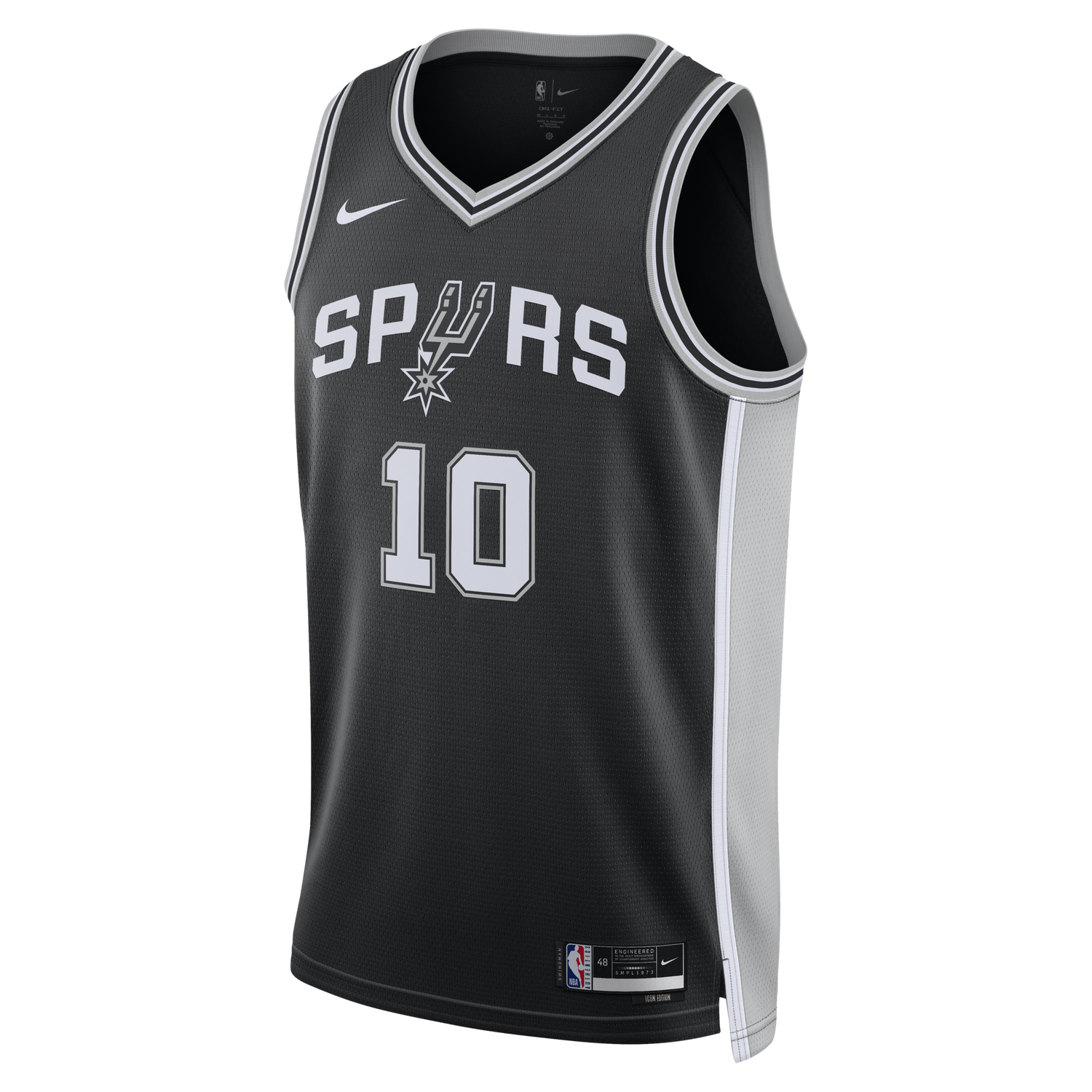 Dres Nike Dri-FIT NBA Swingman San Antonio Spurs Icon Edition 2022/2023 Čierna | DN2022-012, 0