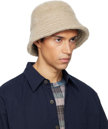 Klobúk Dries Van Noten Dries Van Noten Wool Mohair Bucket Hat Béžová | 252-029501-2055, 1