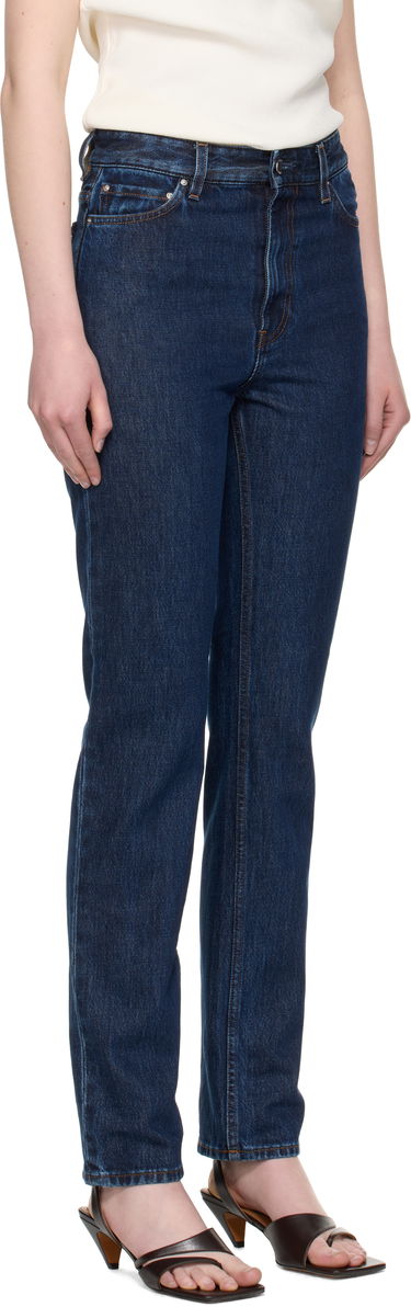 Džínsy TOTEME High Slim Jeans Modrá | 252-WRB0271-FB0045, 1