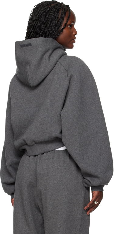 Mikina Fear of God Fear of God ESSENTIALS Holiday Embossed 90s Raglan Hoodie Šedá | 192HO257821FW, 2