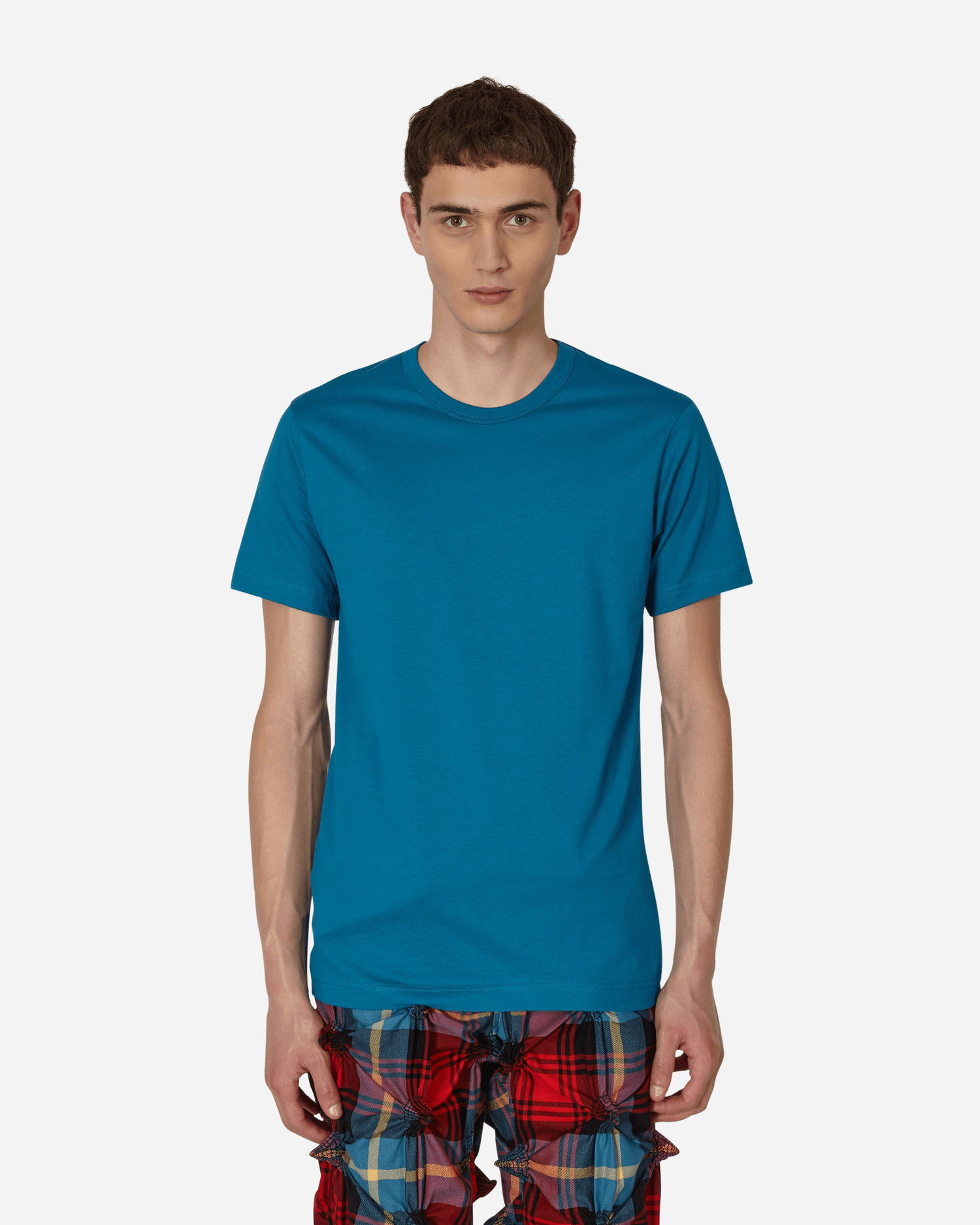 Tričko Comme des Garçons Rear Logo T-Shirt Modrá | FJ-T016-W22 1, 0