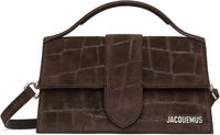 Jacquemus 'The Large Bambino' Suede Shoulder Bag
