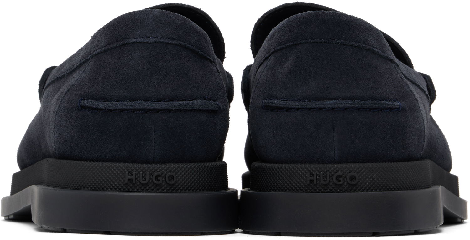 Tenisky a topánky BOSS Hugo Suede Loafers Navy | 50536215, 1
