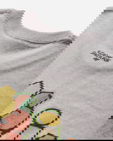 Tričko Slam Jam Andre Thompson 'Stay Jam Chaos & Order' Crewneck T-Shirt Béžová | SJANDRETEE2 GRY, 4