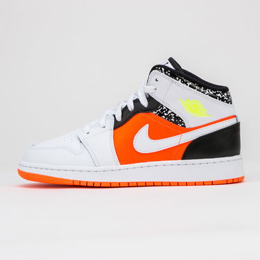 Tenisky a topánky Jordan Jordan 1 Mid GS Biela | 554725-870, 0