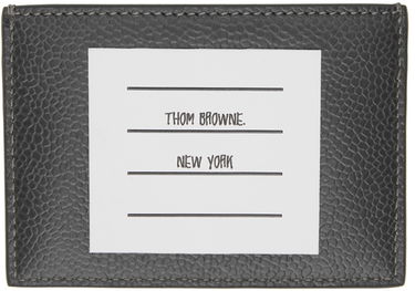 Peňaženka Thom Browne Thom Browne Monogram Card Holder Šedá | MAW253A-07557, 1