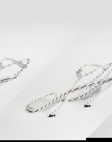 Tenisky a topánky Dolce & Gabbana Dolce & Gabbana Mirror Calfskin Sandals Metalická | CR1943AY82880998, 2