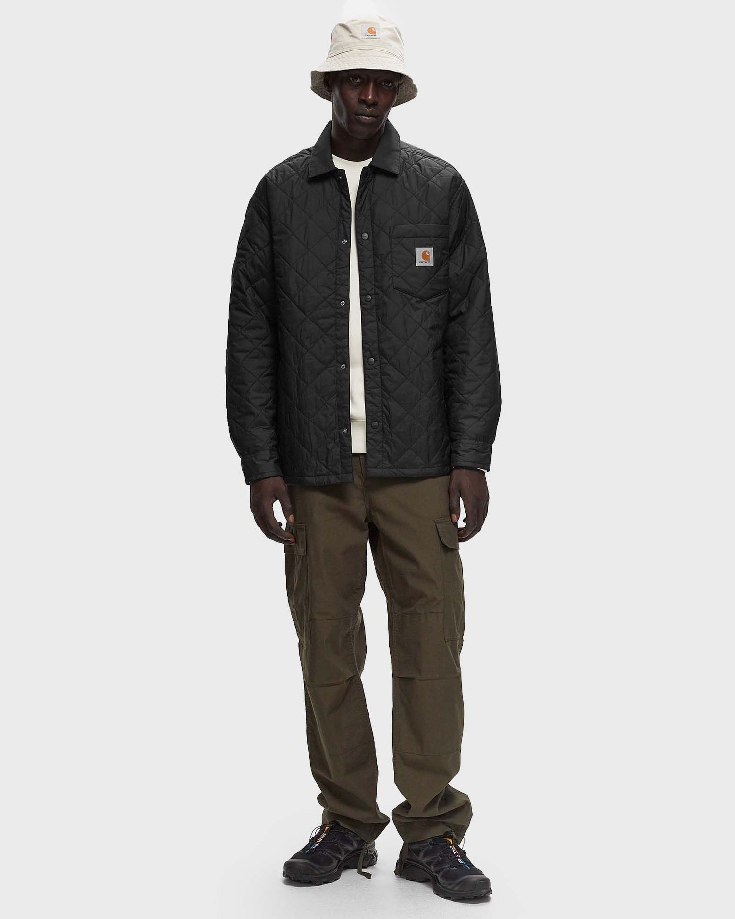Bunda Carhartt WIP Wadeson Shirt Jacket men Overshirts black in size:XXL Čierna | I034363-89.XX, 1