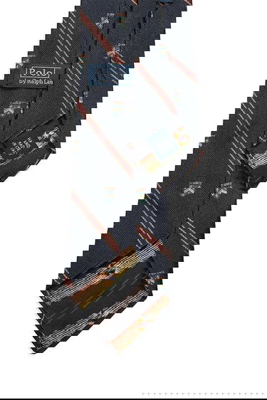 Doplnky Polo by Ralph Lauren Polo Ralph Lauren Silk Tie with Crest and Stripe Pattern Rôznofarebný | 712971857, 1