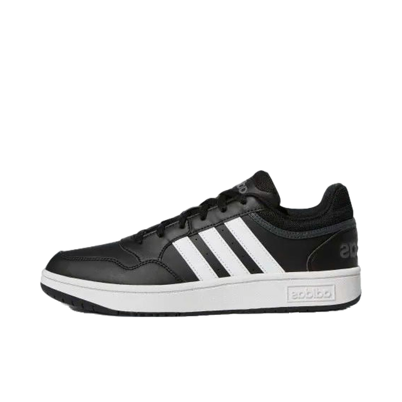 Tenisky a topánky adidas Performance adidas Hoops 3.0 Low Black White Stripes Čierna | GY5432