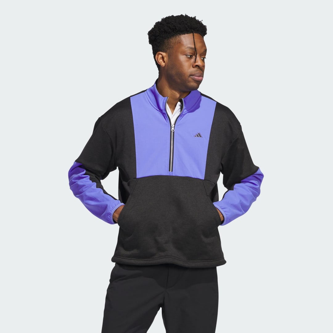 Mikina adidas Performance Go-to Dwr Hybrid Half Zip Fialová | IZ2931, 0
