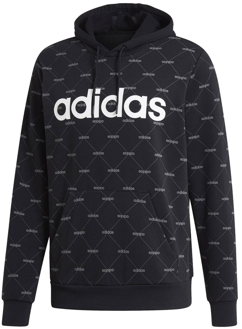 Mikina adidas Originals Linear Graphic Hoodie Čierna | ei6256