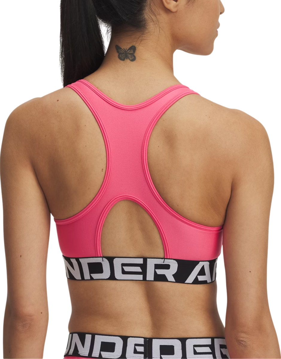 Podprsenka Under Armour Under Armour HG Mid Branded Sports Bra Ružová | 1383544-672, 1