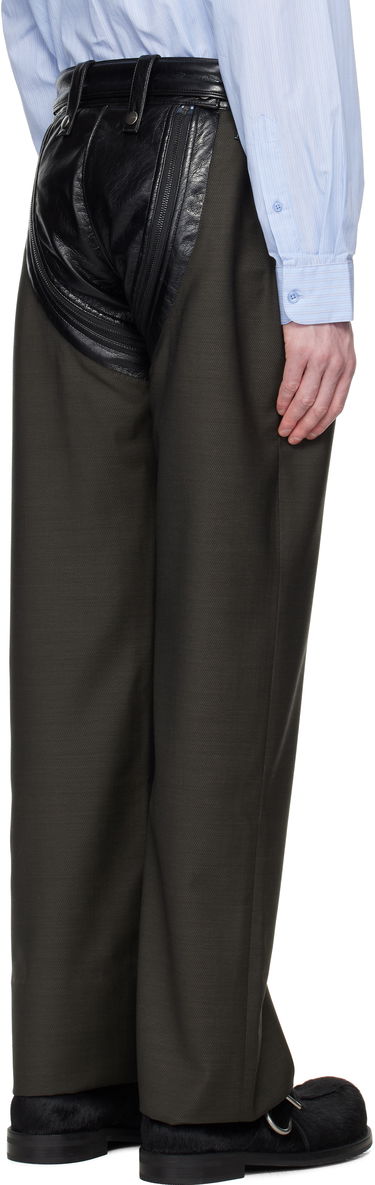 Cargo nohavice Martine Rose Martine Rose Zip Chap Tailored Trousers Zelené | 360WT10414, 2
