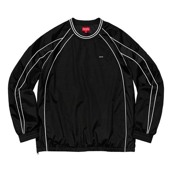 Vetrovka Supreme Piping Warm Up Pullover by Supreme Čierna | SUP-FW19-10889