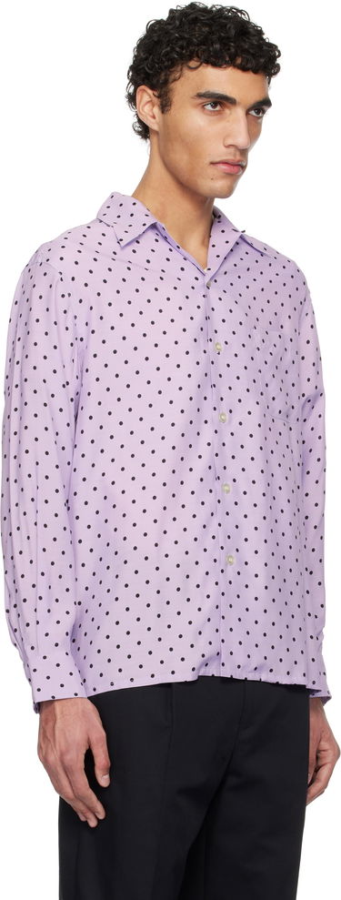 Košeľa WACKO MARIA WACKO MARIA Dots Print Camp Collar Shirt Čierna | 25SSE-WMS-HI01, 4