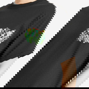 Tričko MARKET Smiley Cactus Graphic Tee Čierna | 399002186-BLK, 5