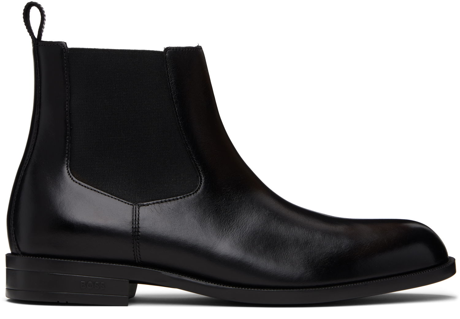 Tenisky a topánky BOSS BOSS Leather Chelsea Boots Čierna | 50552489, 0