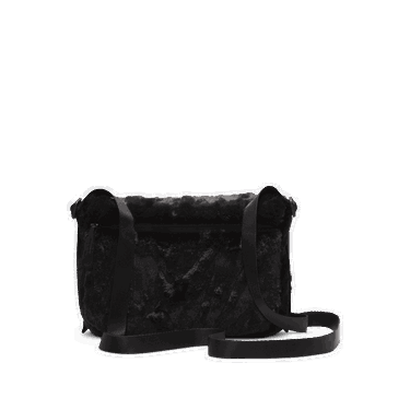 Taška cez rameno Nike Sportswear Futura 365 Faux Fur Crossbody Bag Čierna | FZ1326-010, 2