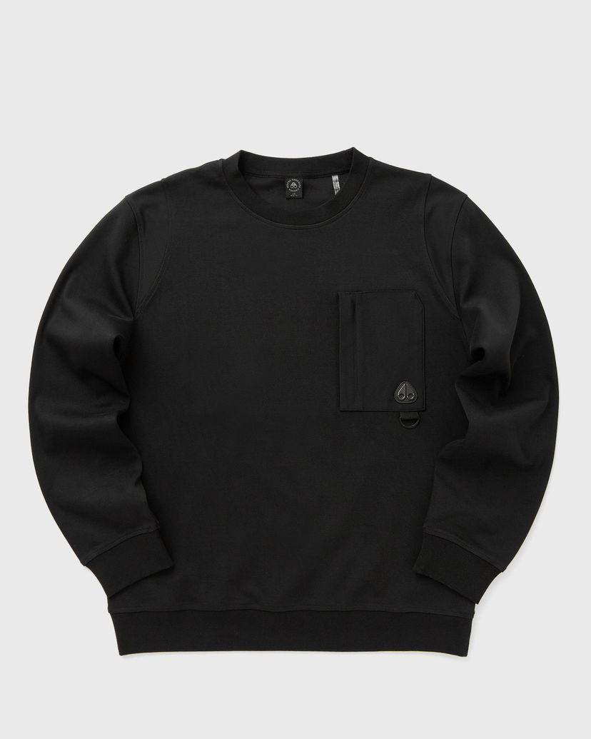 Mikina Moose Knuckles DALON Crew Neck Sweatshirt Čierna | M35MS618-292