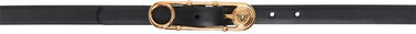 Opasok Versace Versace Safety Pin Leather Belt Čierna | 1004792_DV3T_1B00V, 0