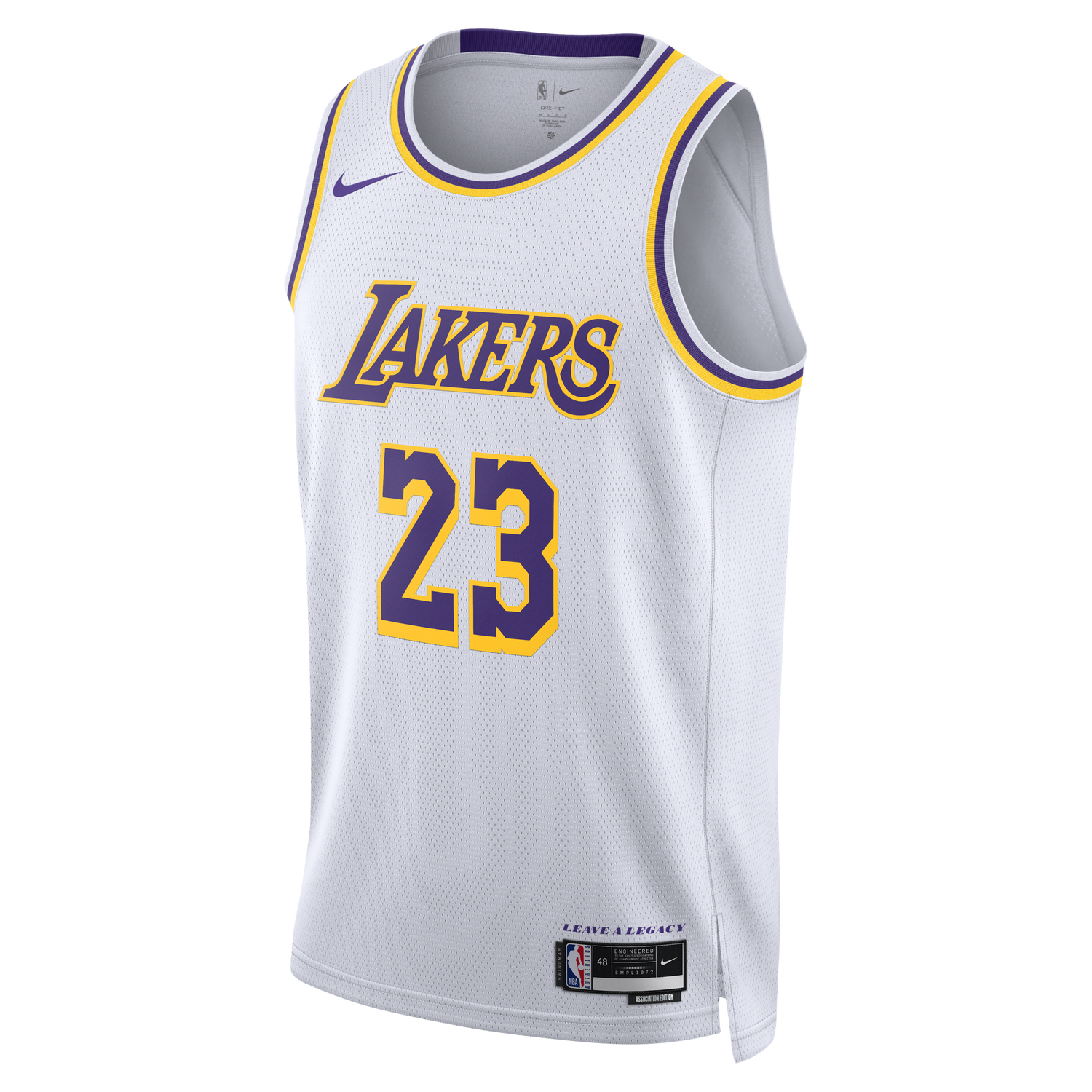 Tielko Nike Dri-FIT NBA Swingman Los Angeles Lakers Association Edition 2022/2023 Biela | DN2081-103, 0