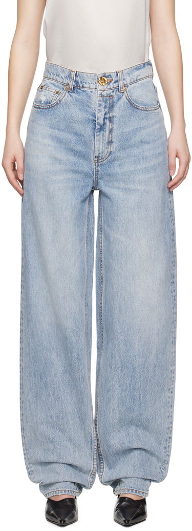 Džínsy ZIMMERMANN Zimmermann Natura Oversize Barrel Jeans Modrá | 9212PS241, 0