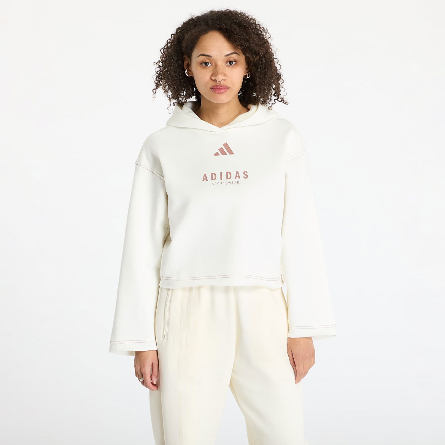 Mikina adidas Originals All Szn Loose Graphic Hoodie Biela | JJ4517, 0