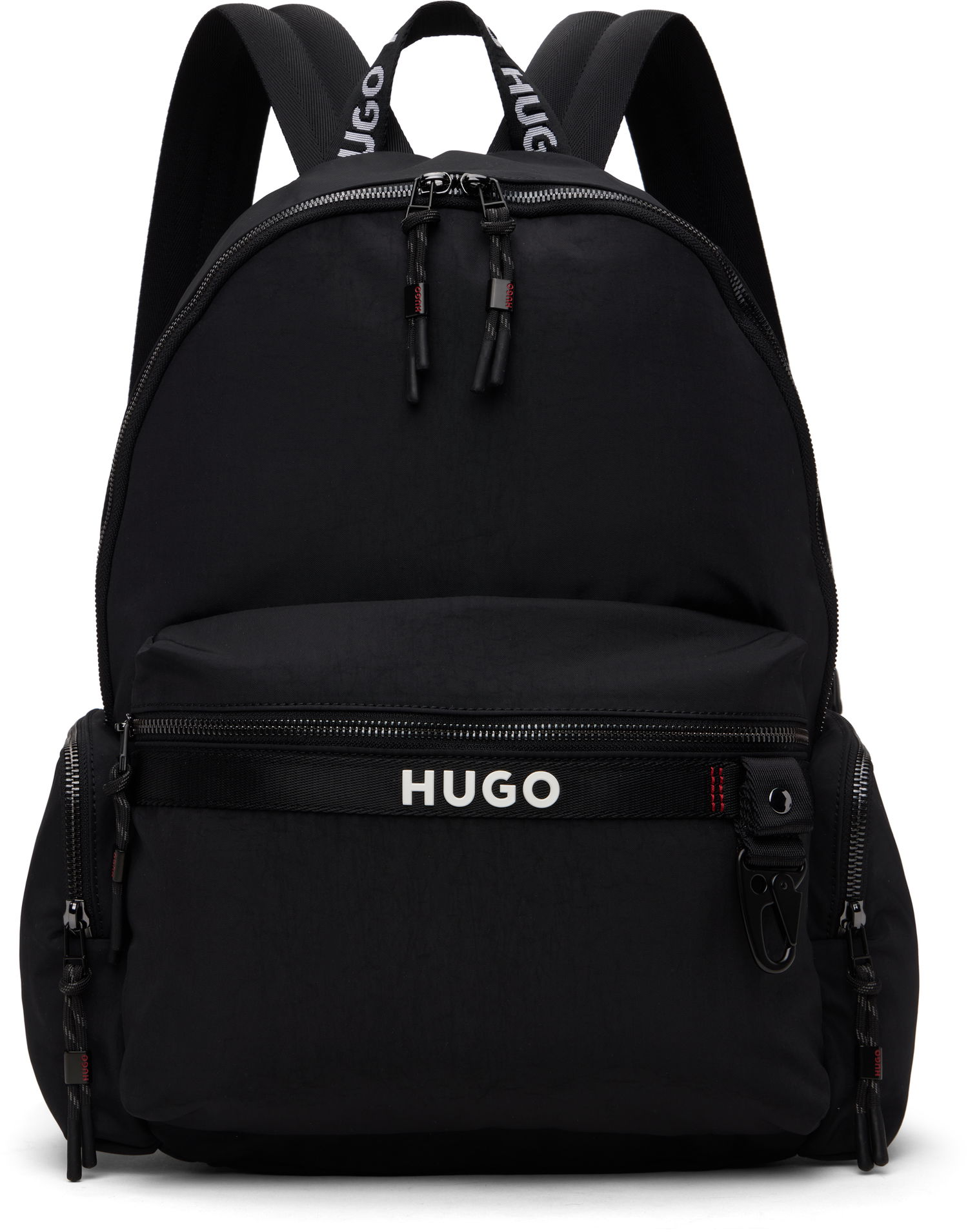 Batoh BOSS Multi-Pocket Contrast Logo Backpack Čierna | 50536007, 0