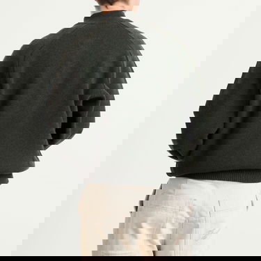 Sveter Jacquemus Wool Cashmere Knitted Bomber Jacket Čierna | 25HCDM00567AK00278-580, 3