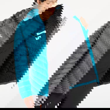 Prešívaná bunda Mammut Broad Peak IN Hooded Puffer Jacket Tyrkysová | 1013-02962 deep teal-black, 6