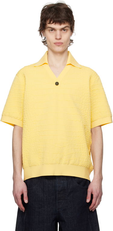 Sveter Jacquemus Jacquemus La Croisière 'The Scala' Polo Žltá | 25E255KN527-2429, 0