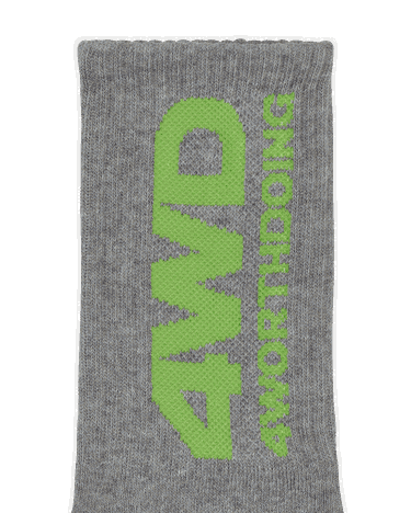 Ponožky 4 WORTH DOING Logo Socks Šedá | 4WDLOGOSOCKS GREY, 4