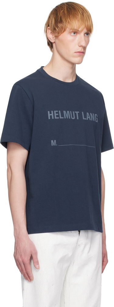 Tričko Helmut Lang Helmut Lang Stamped Logo T-Shirt Navy | P01HM506, 1