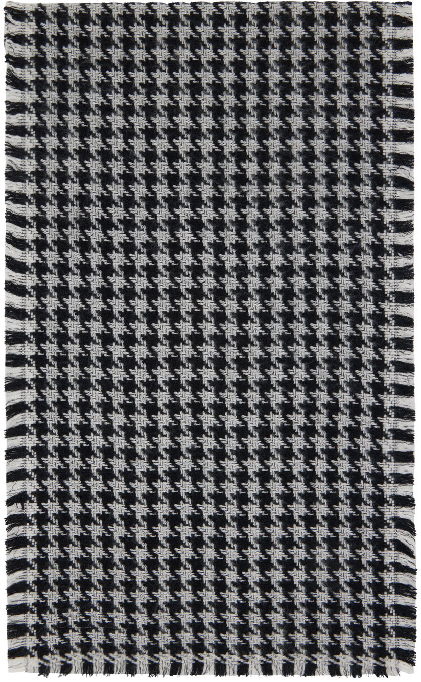 Šál Acne Studios Houndstooth Scarf Čierna | CA0307-, 0