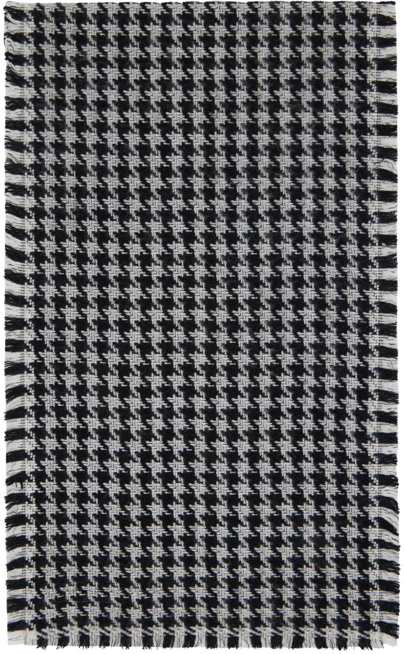 Šál Acne Studios Houndstooth Scarf Čierna | CA0307-