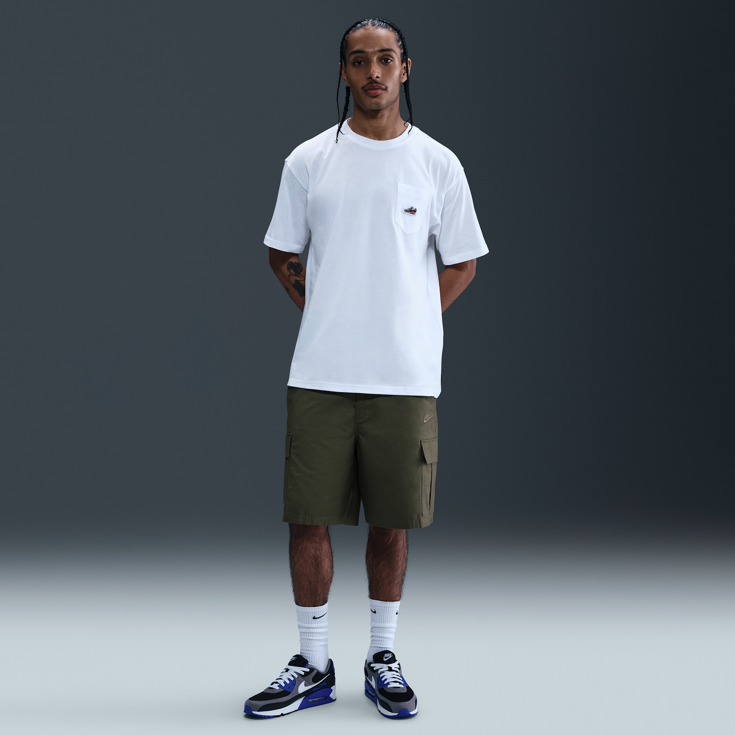 Tričko Nike Nsw Sneaker Patch Pocket T-Shirt Biela | HQ9242-100, 1