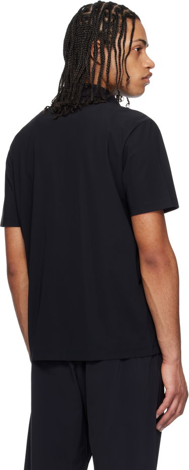 Polo tričko Moncler Moncler Black Logo Patch Polo Čierna | K10918A00010829JP, 2