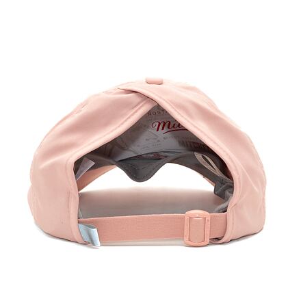 Womens Open Back Cap Pale Pink One Size