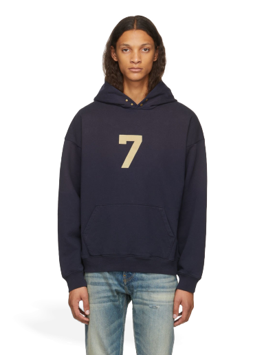 Mikina Fear of God '7' Logo Hoodie Navy | FG50-075FLC