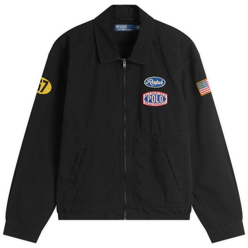 Bunda Polo by Ralph Lauren Ralph's Garage Work Jacket Čierna | 710970586-BLK