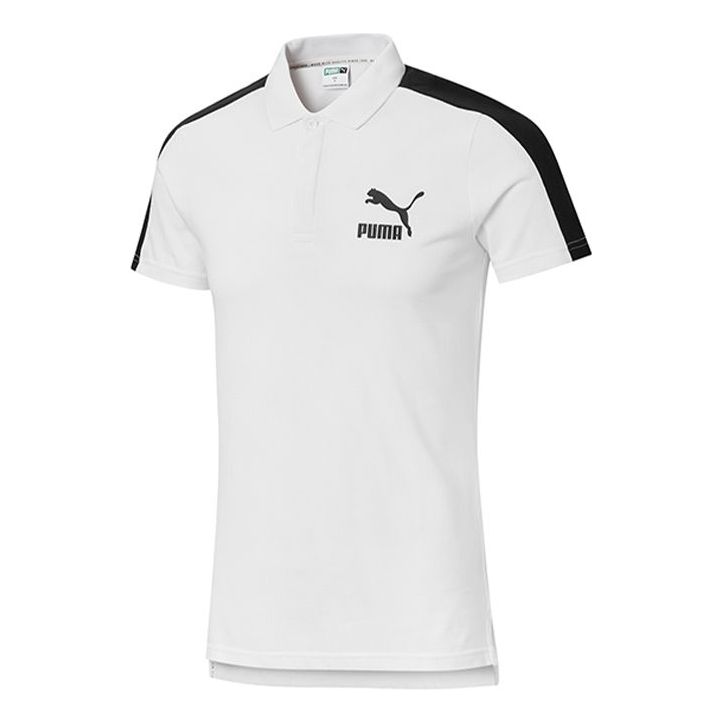 Polo tričko Puma Iconic T7 Polo Shirt Biela | 530015-02, 0