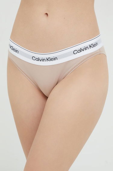 Nohavičky CALVIN KLEIN Panties Béžová | 000QF7047E.9BYY, 0