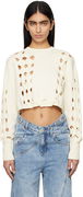 Feng Chen Wang Cutout Cropped Sweater